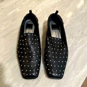 Dolce Vita Black Studded Women’s Loafers